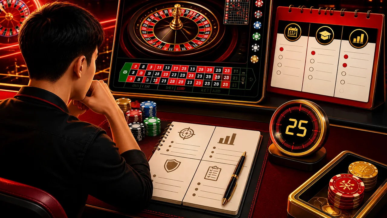Ba buổi làm quen bàn chơi: cách học roulette pg88 theo từng buổi